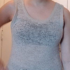 GUC - SZ Sm Knitted Long Beige Tank